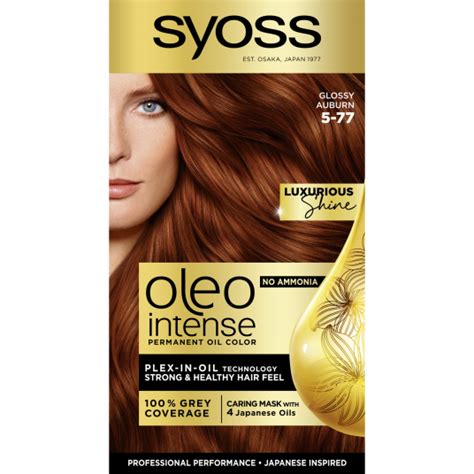 Vopsea De Par Permanenta Fara Amoniac Syoss Color Oleo Intense