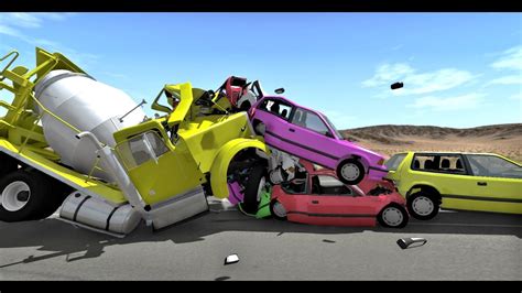 BeamNG Drive EXTREME CRASHES #16 - YouTube