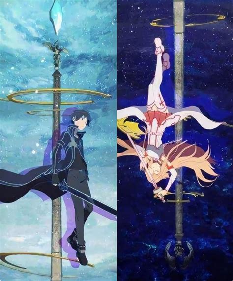 Kirito and Asuna by okdwtr on DeviantArt