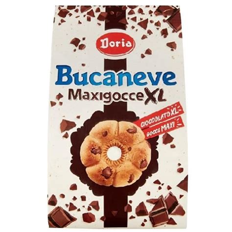 Doria Bucaneve Maxigocce Xl Biscuits Sabl S Aux Morceaux De Chocolat