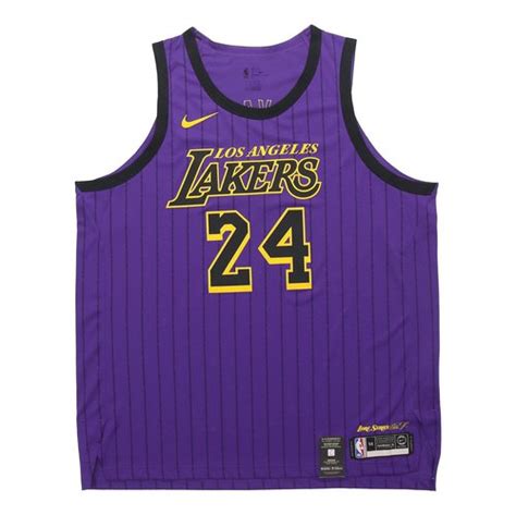 nike nba jersey kobe bryant lakers  ss jersey purple av