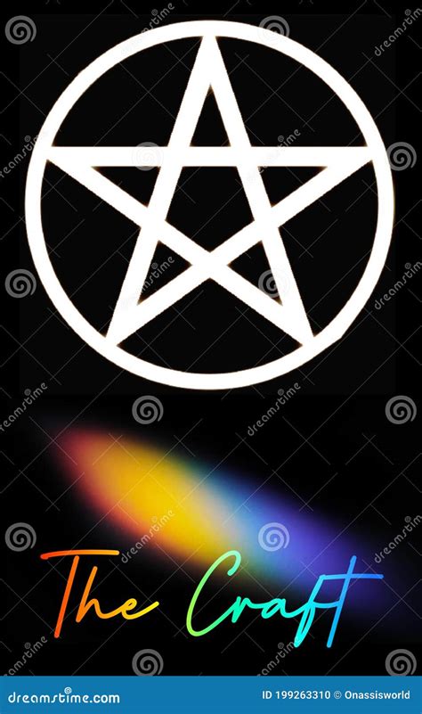 Witchcraft Witches Pentagram The Craft Magical Backgrounds Stock