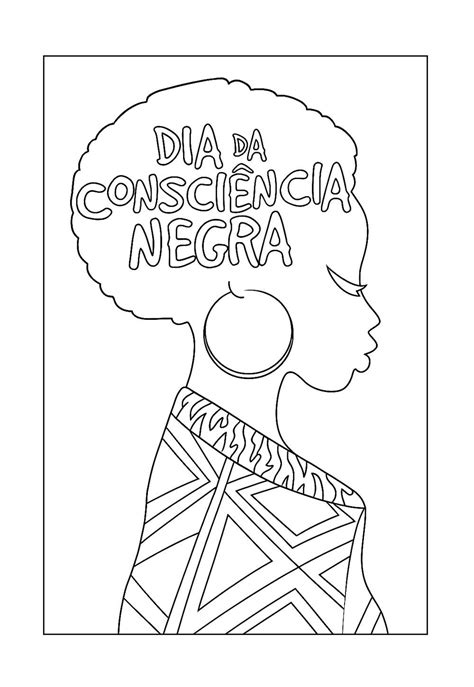 Desenhos Para O Dia Da Consciência Negra - Desenhos do Dia da Consciência Negra para Colorir e Pintar - Tudo Para ...