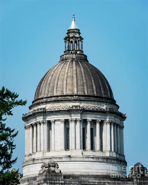 Dome of the Washington State Capitol Photograph by Joe Kunzler - Pixels