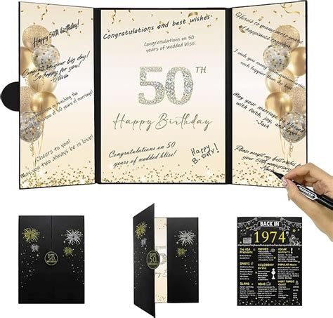 Amazon Darunaxy Black Gold Th Birthday Party Decorations Back