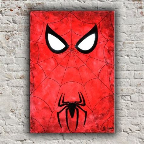 Pin By Marita Espinoza On Aplisuper Héroes Spiderman Canvas Art