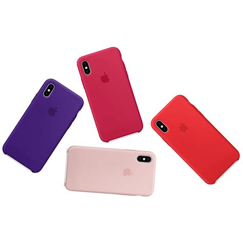 Original Silicone Case Apple Iphone X Apple Iphone Xs Peach