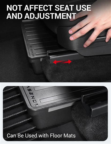 Snapklik Basenor Tesla Model Y Under Seat Storage Box Organizer