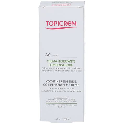 TOPICREM AC Crème Hydratante Compensatrice 40 ml Redcare Pharmacie