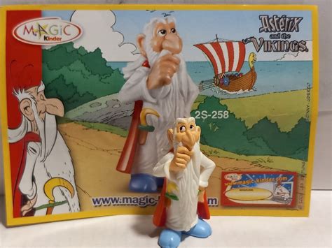 Kinder Ferrero Surprise Asterix Obelix Vikings X Figures Cake Toppers