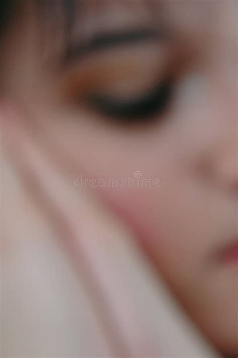 Sleeping Brunette Stock Photo Image Of Moment Wonder