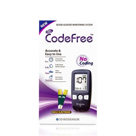 Sd Codefree Blood Glucose Monitor Ghana Medicals