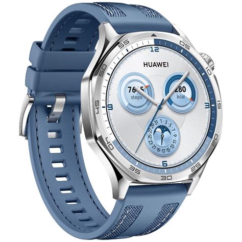 ファーウェイ HUAWEI スマートウォッチ WATCH GT5 46mm VLI B19 BLU ブルー 腕時計 メンズ レディース