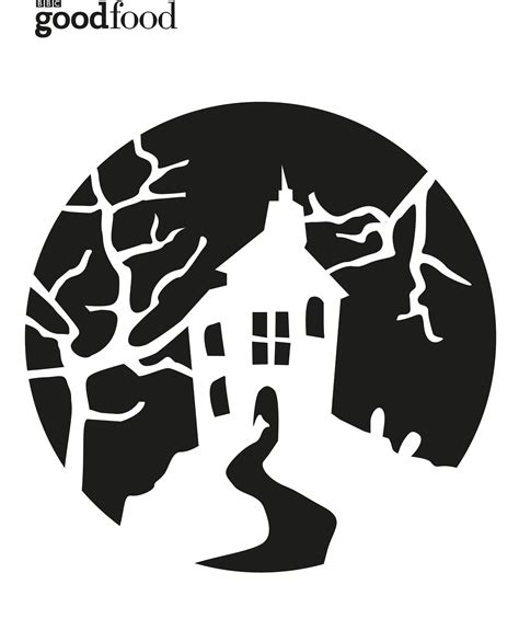 Haunted House (Free Pumpkin Stencil - Pumpkin Pattern - Pumpkin ...