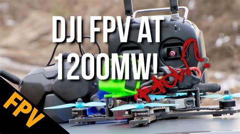 How To Boost Hack The DJI FPV System To Do 1200mW And Some Field