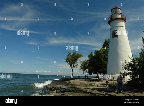 AJD57741 Marblehead OH Ohio Lake Erie Marblehead Lighthouse State