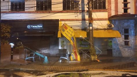 Forte chuva e ventania causam estragos no Vale do Iguaçu Vvale