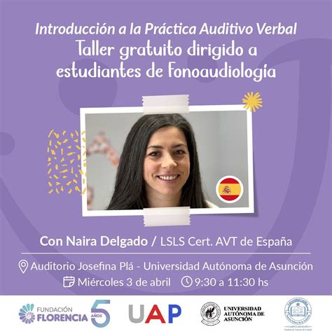 Taller Gratuito Sobre Introducci N A La Pr Ctica Auditivo Verbal