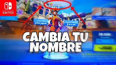 Gu A Definitiva Para Cambiar Tu Nombre En Fortnite Switch Personaliza