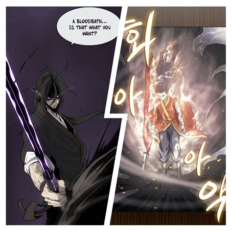 Jin mu Won of legend of Northern blade vs Hyuk woon sung of chronicles