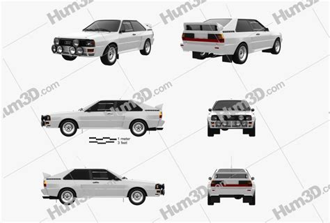 Audi Quattro A Blueprint Template Dmodels Org