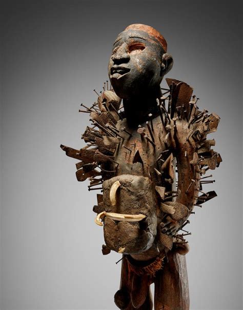 Bonhams Kongo Yombe Power Figure Democratic Republic Of The Congo