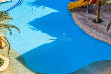 View on a Swimming Pool in Hotel Resort Stock Image - Image of ...