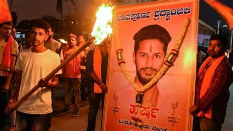 Six Arrested For Bajrang Dal Activist Harshas Murder In Karnataka