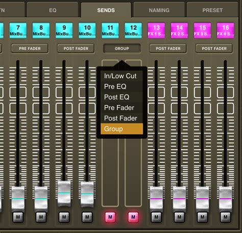 X Mix App Tutorial Detail Tab Sends Configuration Drew Brashler