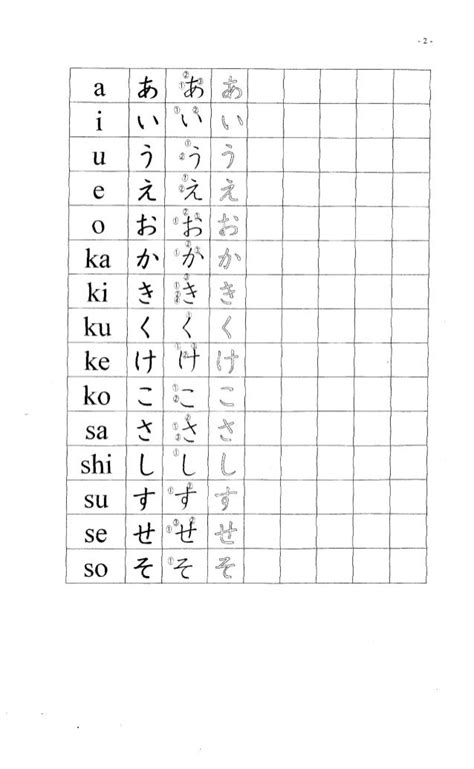 Apostila de hiragana e katakana Hiragana Aprender língua japonesa