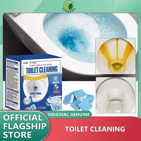 JUE FISH Automatic Toilet Cleaner Effervescent Tablets Fast Remover