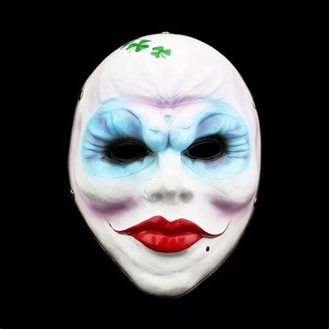 Female Robber Mask Female Robber Cosplay Mask Payday 2 Mask