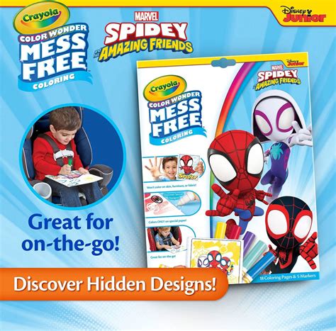 Crayola Color Wonder Mess Free Pad And Marker Spidey And His Amazing