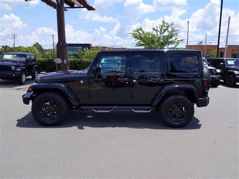 Pre Owned 2015 Jeep Wrangler Unlimited Altitude With Navigation And 4wd