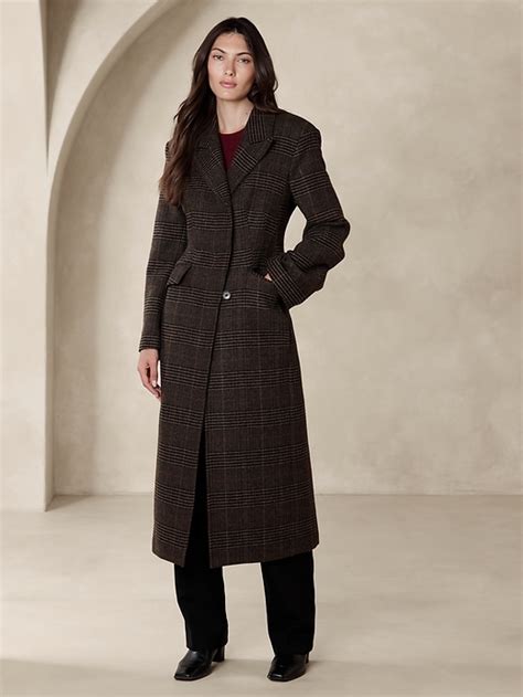 Italian Melton Hourglass Topcoat Banana Republic