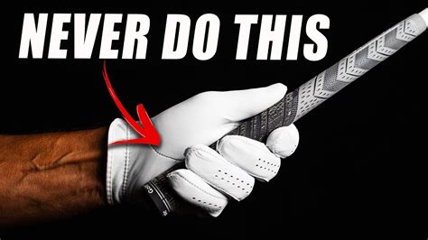 NEVER DO THIS Gripping The Golf Club With Your Left Hand YouTube