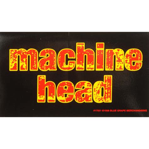 Machine Head Logo Sticker 413194 | Rockabilia Merch Store