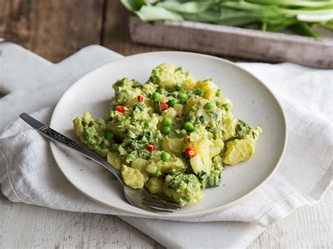 Veganer Kartoffelsalat Mit Avocado Mayonnaise Rezept Veganer