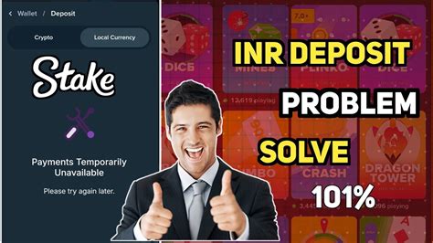 How To Solve Inr Deposit Problem In Stake Stake Mai Inr Deposit