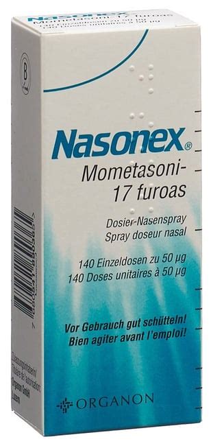 NASONEX Spray Nasal Doseur Spray Nasal 50 Mcg Spr Dos 140 Dos