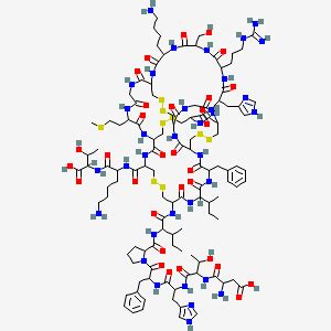 Hepcidin-25 | C113H170N34O31S9 | CID 139033195 - PubChem