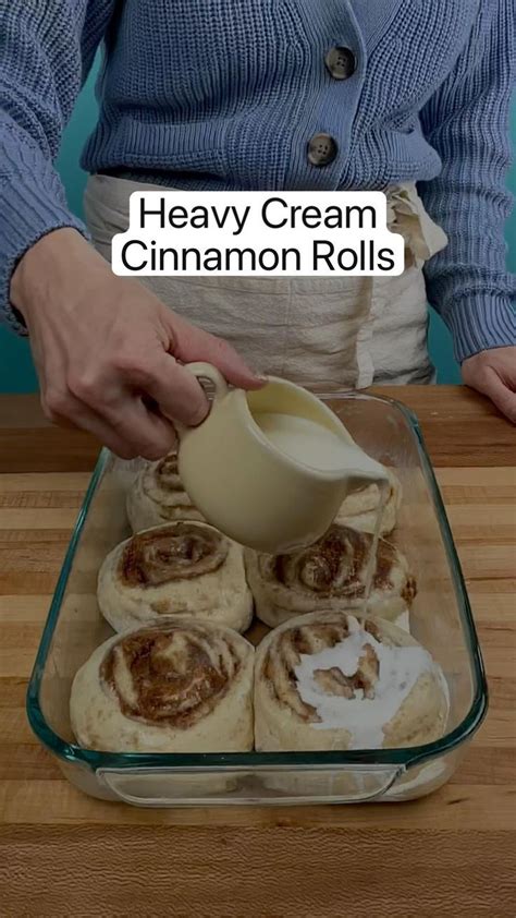 Heavy Cream Cinnamon Rolls In Cinnamon Rolls Baking Recipes