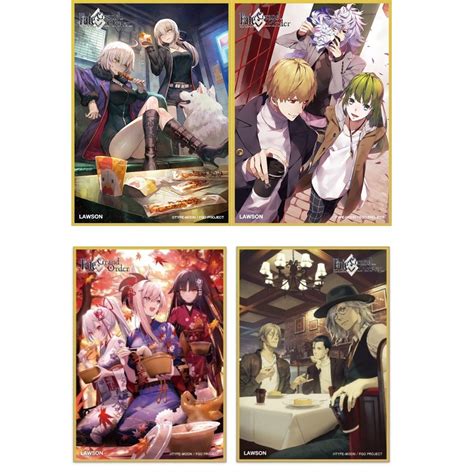 ~出清小屋~現貨 日版 Fate Grandorder Fgo 色紙 簽名板 限定 吉爾伽美什 巌窟王 黑貞德 宮本武藏 蝦皮購物