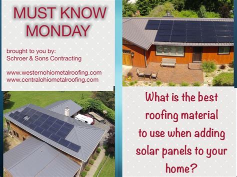 Standing Seam Metal Roofing And Solar Panels A Perfect Match Schroer