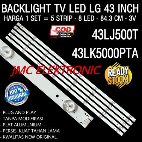 Jual Backlight Tv Led Lg Inc Lj T Lk Lj Lampu Bl V