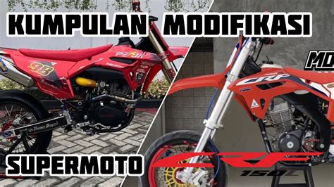 Modifikasi Supermoto Crf150l🔥supermoto Crf150l Modifikasi Youtube