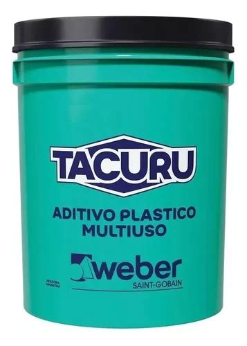 Tacurú Aditivo Vinílico Multiuso 20 Litros Weber Color Blanco Envío