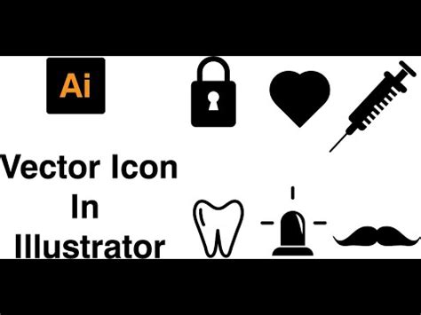 How To Draw Icons In Illustrator Graphic School Vector