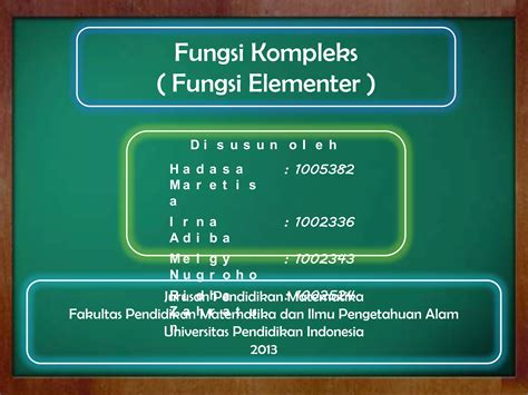 Bilangan Kompleks Adalah 11
