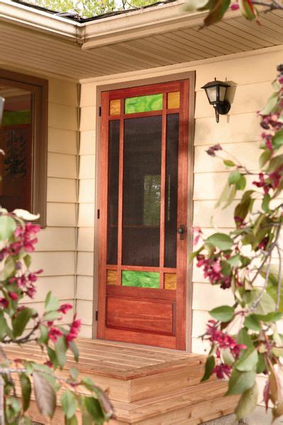 Craftsman Style Screen Door Woodworking Projects Plans